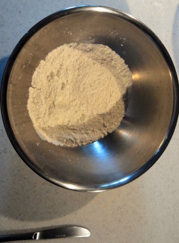 British Hills: Shortbread: Flour and Sugar in a Bowl